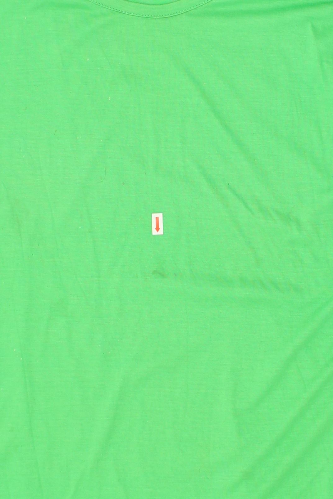 ALBA FORNARI Womens T-Shirt Top UK 14 Medium Green Cotton | Vintage Alba Fornari | Thrift | Second-Hand Alba Fornari | Used Clothing | Messina Hembry 