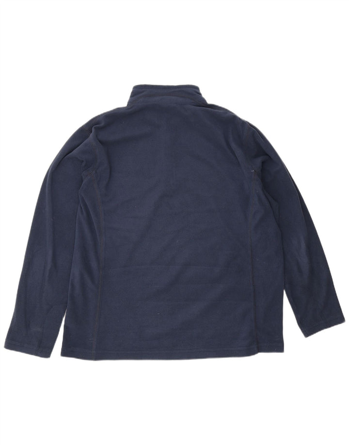 Columbia Ανδρικό φερμουάρ Fleece Jumper Large Navy Blue