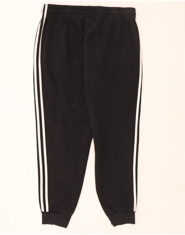 Γυναικεία αθλητική φόρμα Adidas Παντελόνι Joggers UK 16 Large μαύρο βαμβακερό