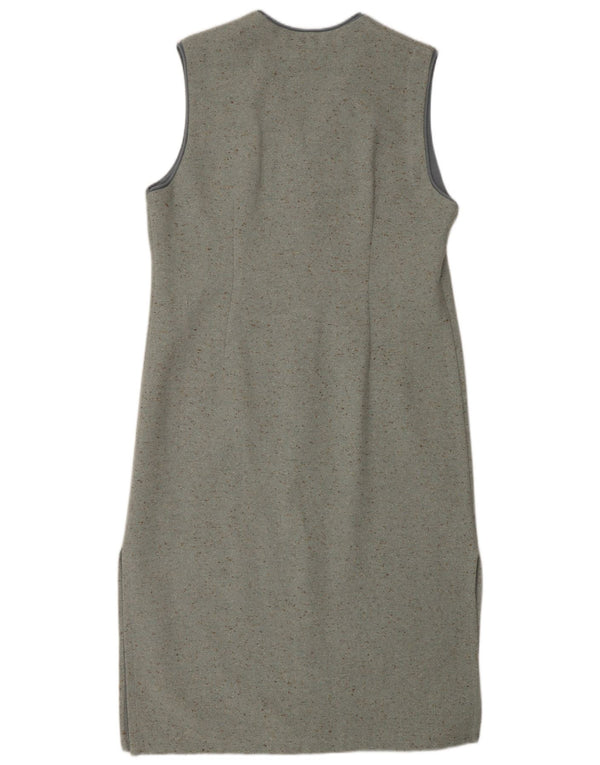 Tricot Chic Γυναικείο Αμάνικο Maxi Φόρεμα UK 14 Medium Grey Flecked
