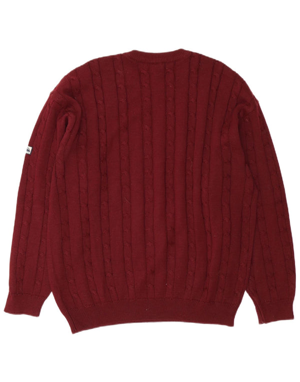 Ανδρικό πουλόβερ Navigare Crew Neck Jumper XL Maroon New Wool