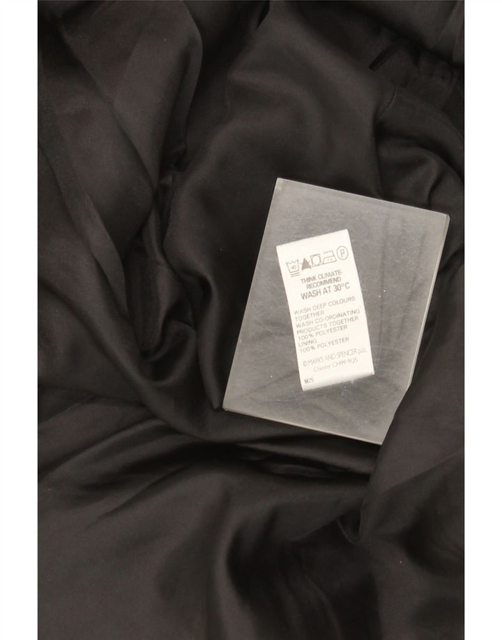 Marks & Spencer Γυναικεία φούστα A-Line UK 14 Large W32 Μαύρο Πολυεστέρας
