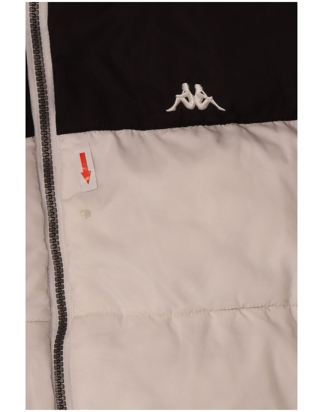 Kappa Ανδρικό μπουφάν UK 40 Large White Colourblock Polyester