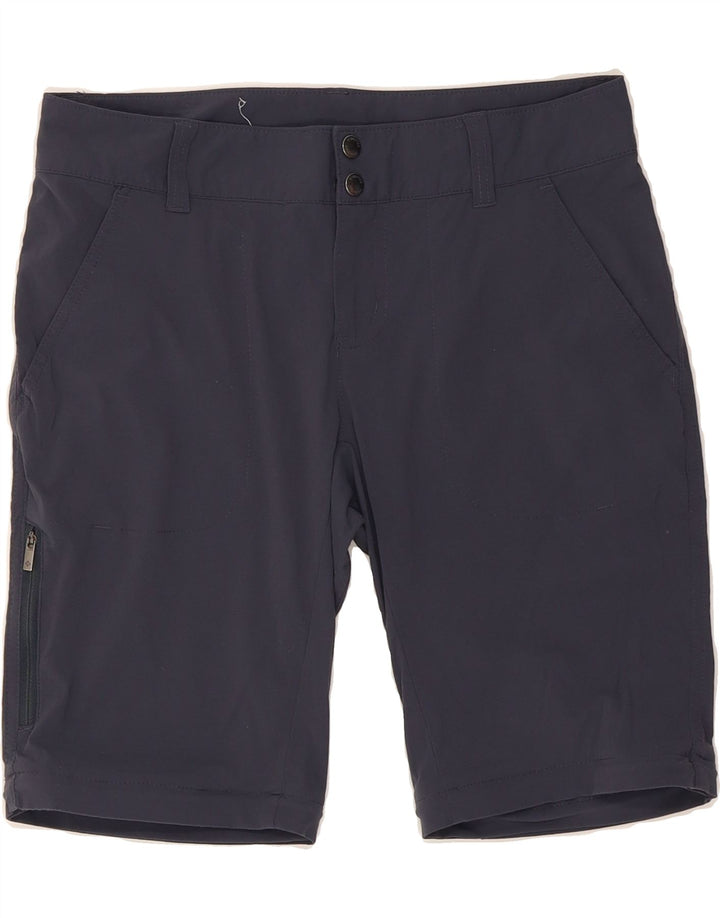 COLUMBIA Womens Cargo Shorts US 8 Medium W30  Navy Blue Nylon Vintage Columbia and Second-Hand Columbia from Messina Hembry 