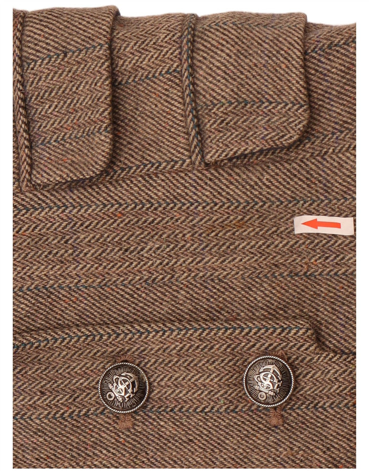 Superdry γυναικείο μπουφάν blazer UK 14 μεγάλο γκρι μαλλί ψαροκόκαλο