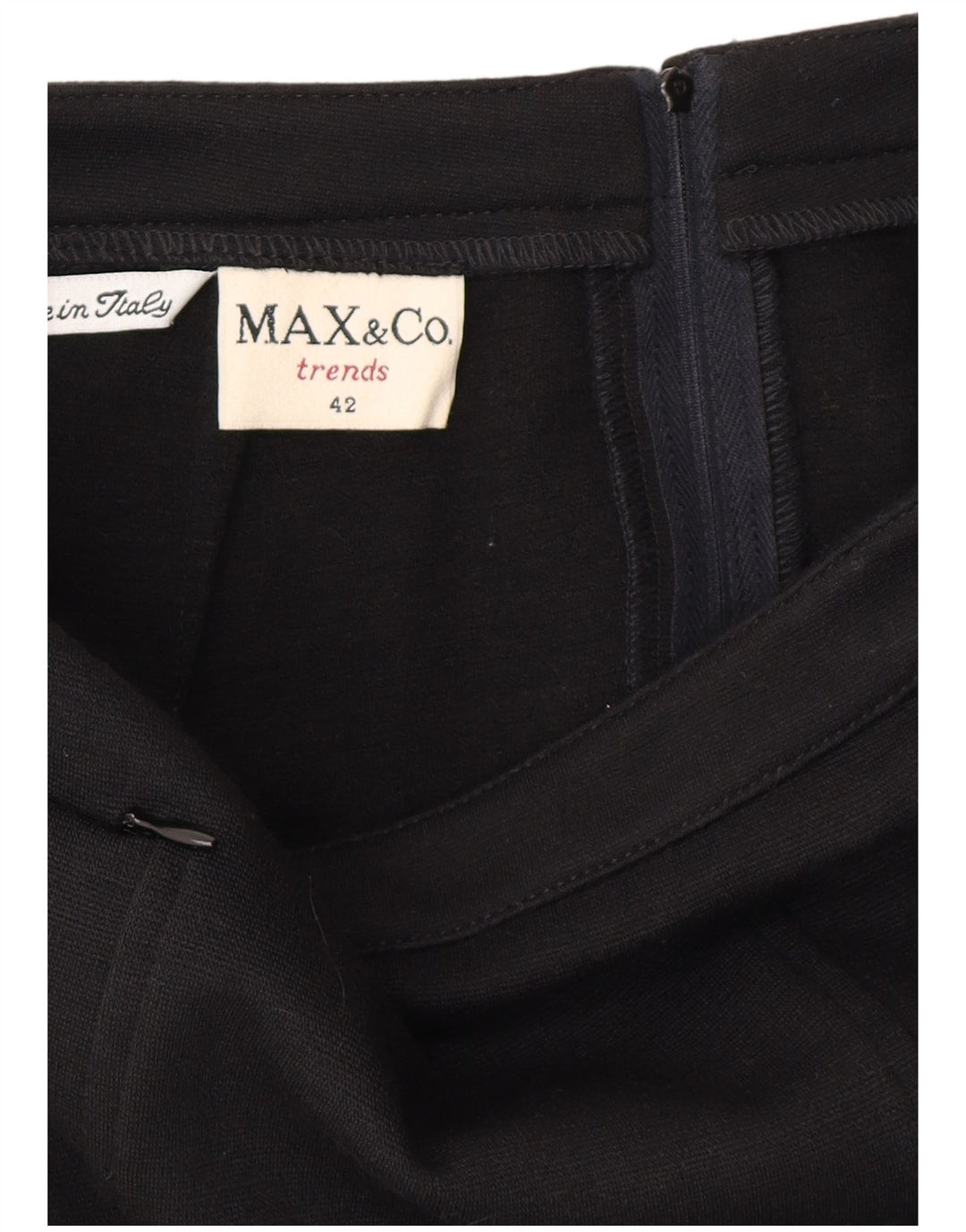 MAX & CO. Womens Mini Skirt IT 42 Medium W28  Black