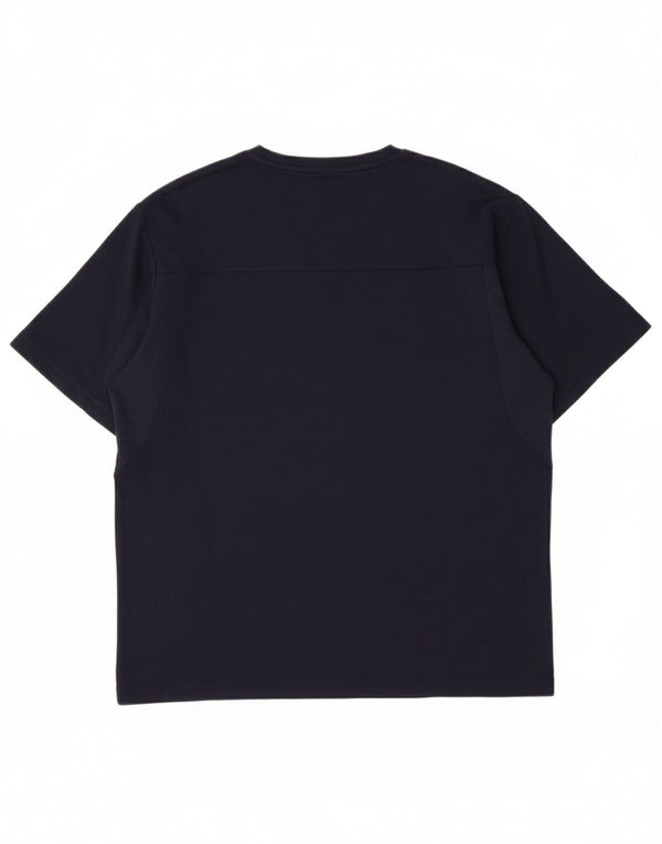 ELLESSE Boys T-Shirt Top 13-14 Years Navy Blue Polyester