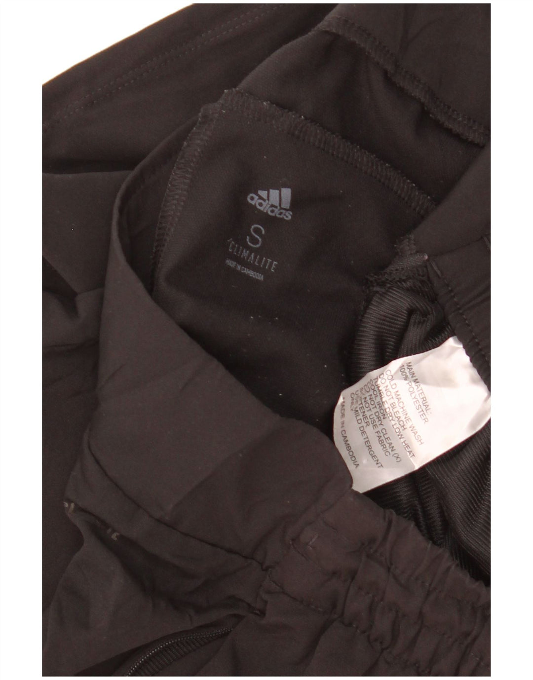 Γυναικείο αθλητικό σορτς Adidas Climalite UK 10 Small μαύρο πολυεστέρα