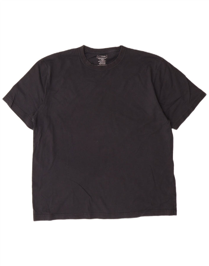 L.L.Bean Ανδρικό T-Shirt Traditional Fit Top μεγάλο μαύρο βαμβακερό