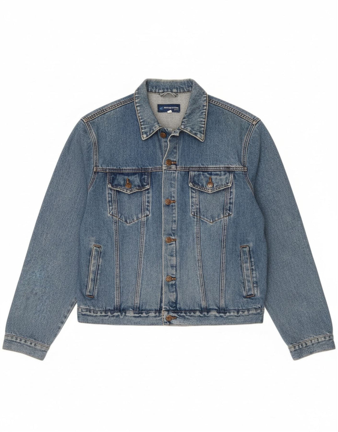 REWINO Womens Denim Jacket UK 18 XL Blue Cotton