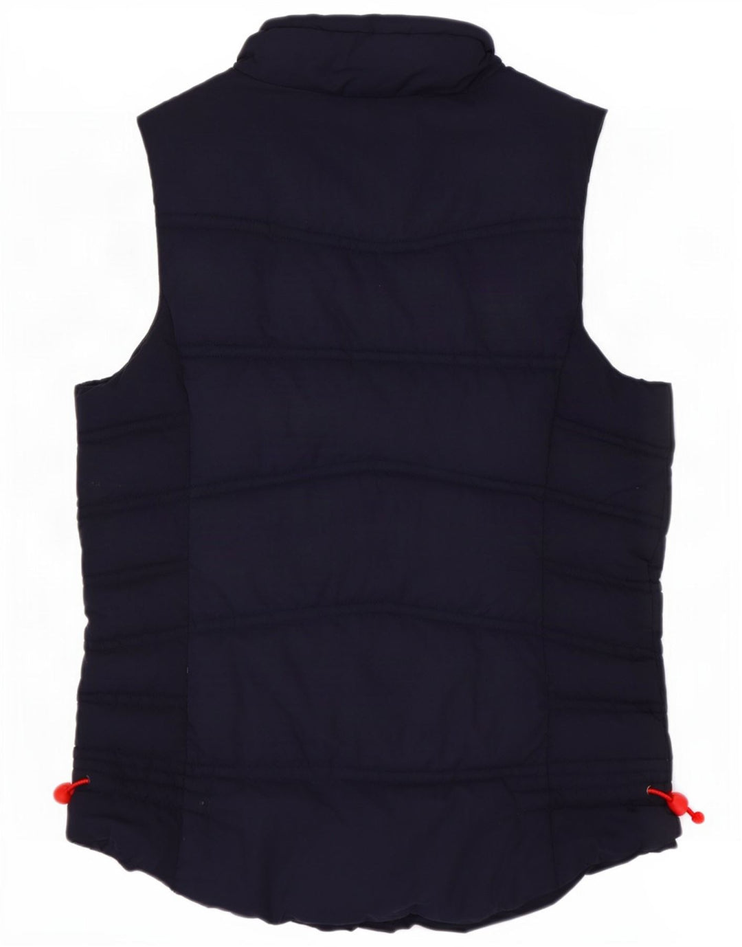 Weird Fish Womens Padded Gilet UK 8 Small Navy Blue Polyester