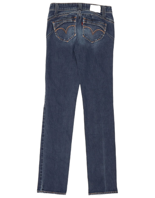 Γυναικείο τζιν Levi's Demi Curve Straight W26 L32 Μπλε βαμβακερό