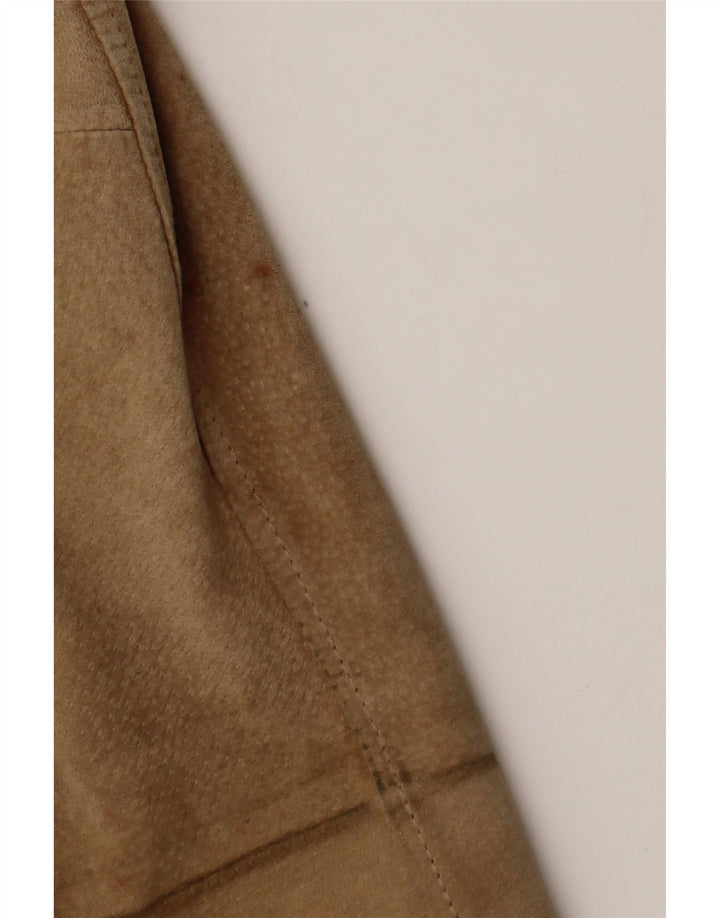 Vintage Γυναικείο Suede Jacket IT 48 XL Beige Leather