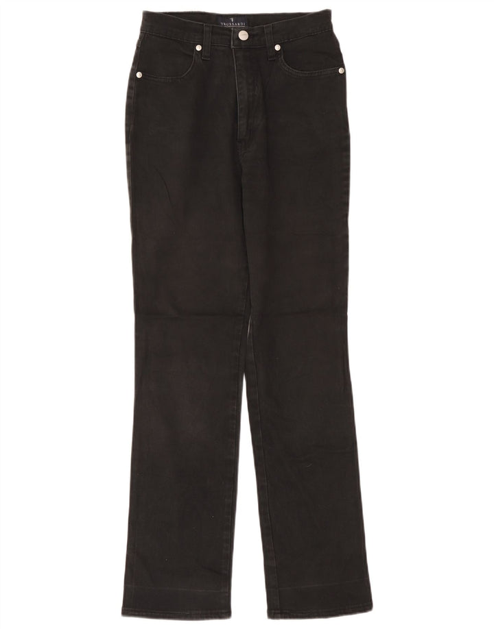 Γυναικείο τζιν Trussardi ίσιο W26 L30 Γκρι βαμβακερό