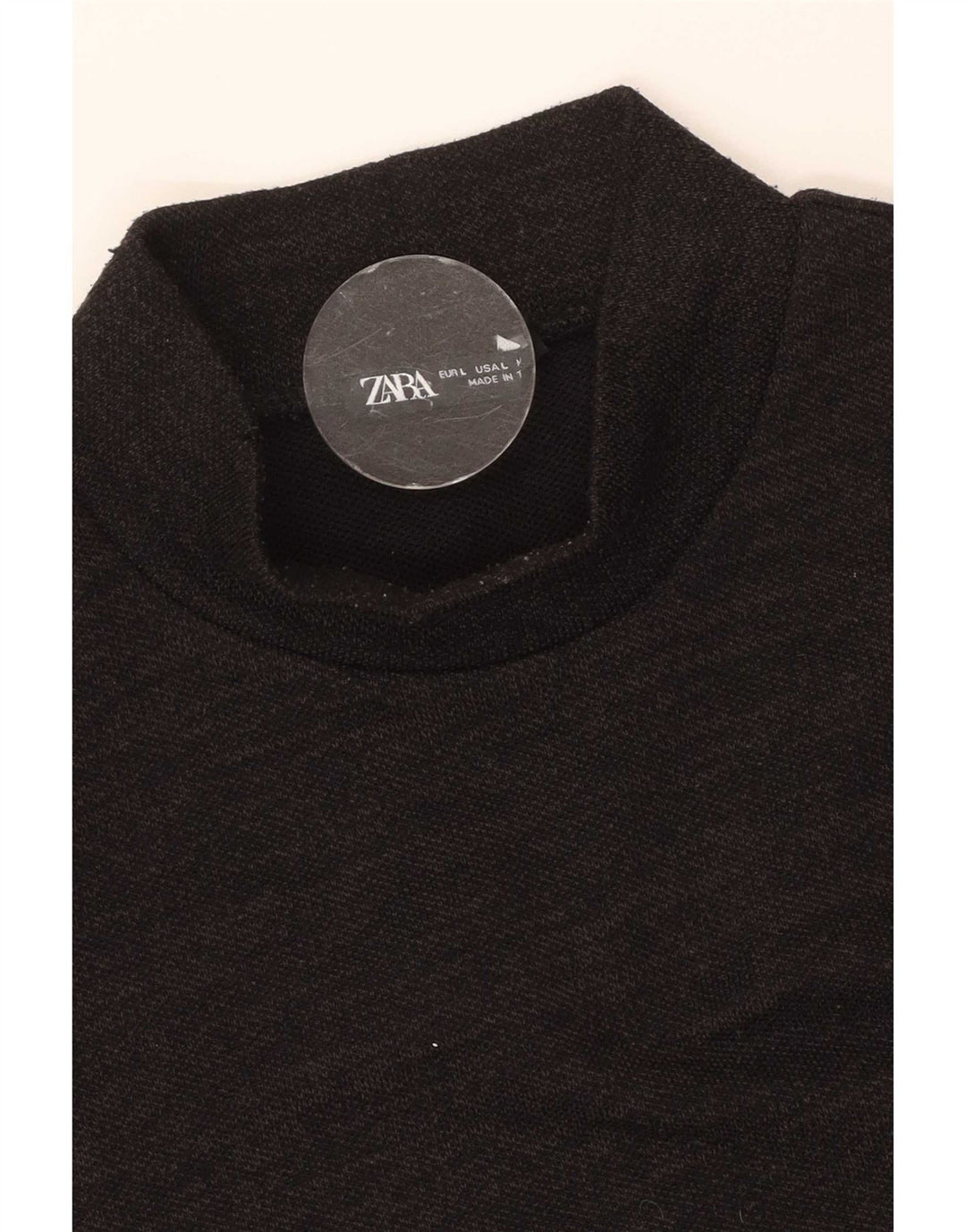 Zara Γυναικείο Γιλέκο UK 14 Large Black Flecked
