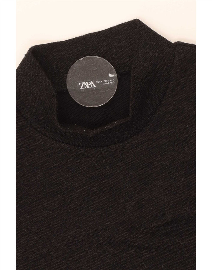 Zara Γυναικείο Γιλέκο UK 14 Large Black Flecked