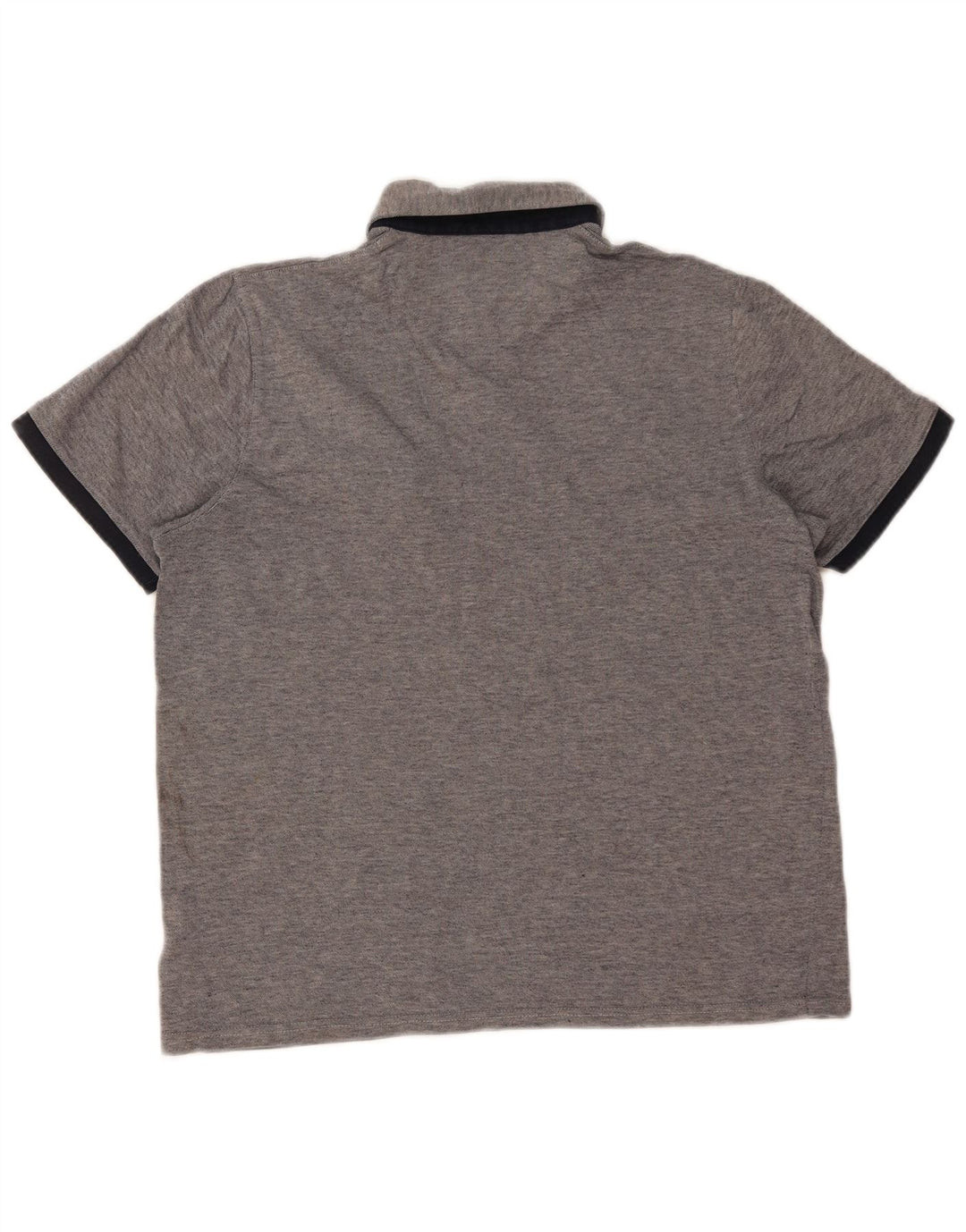 TED BAKER Ανδρικό πουκάμισο πόλο μεγέθους 5 XL Γκρι βαμβακερό