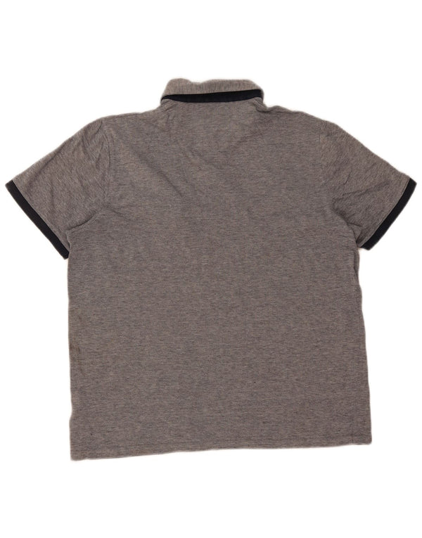 TED BAKER Mens Polo Shirt Size 5 XL Grey Cotton