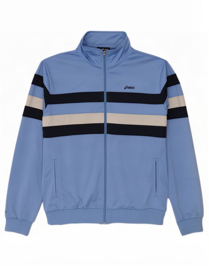 Ανδρική φόρμα Asics Top Jacket XL Blue Colourblock Polyester