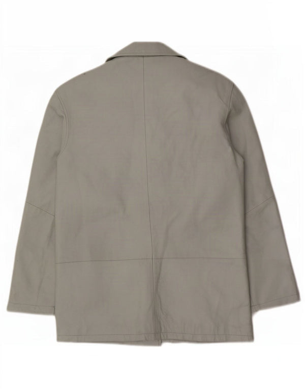 Sinequanone γυναικείο δερμάτινο μπουφάν Utility UK 10 Small Grey