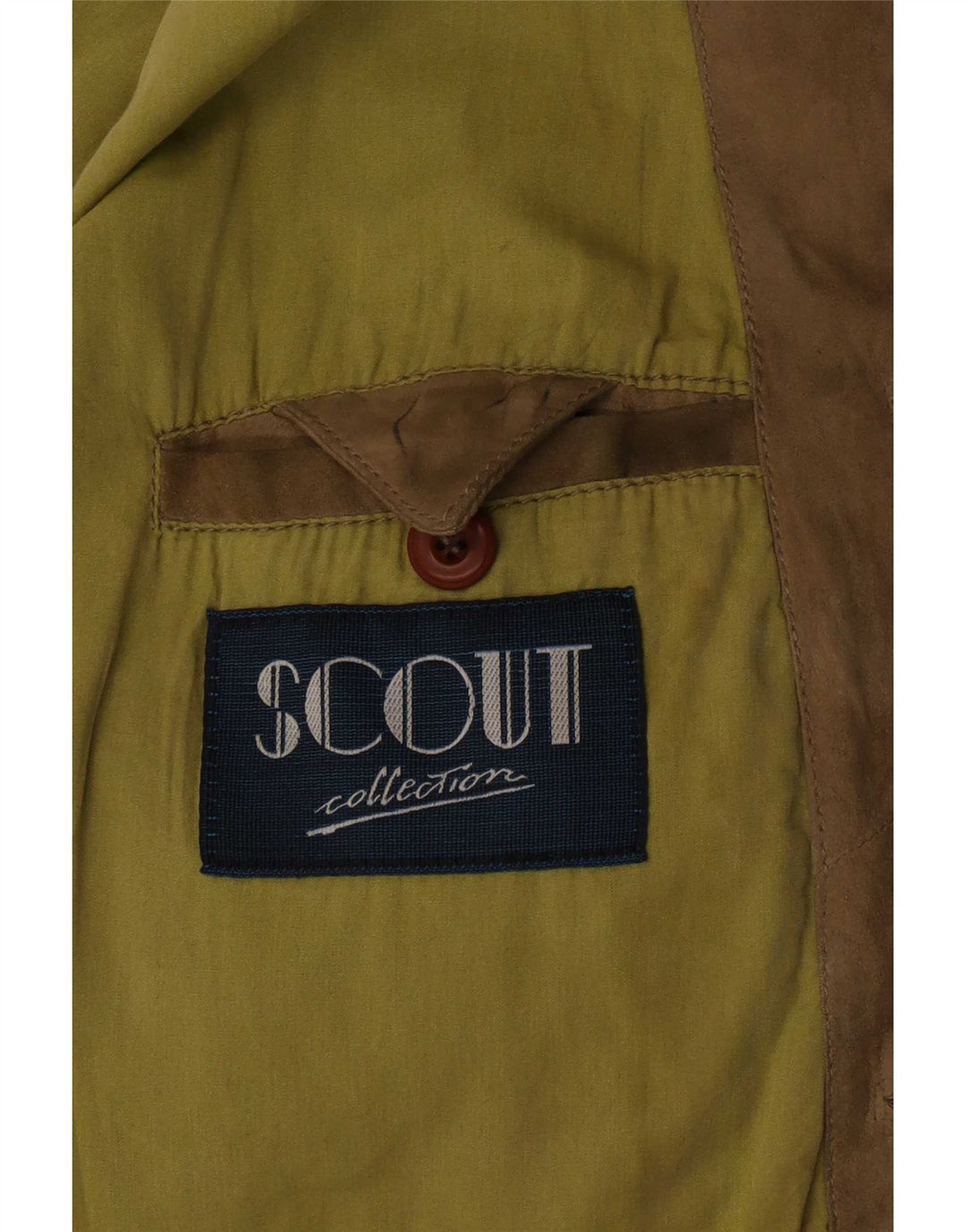 Ανδρικό Scout Suede Bomber Jacket UK 40 Large Green