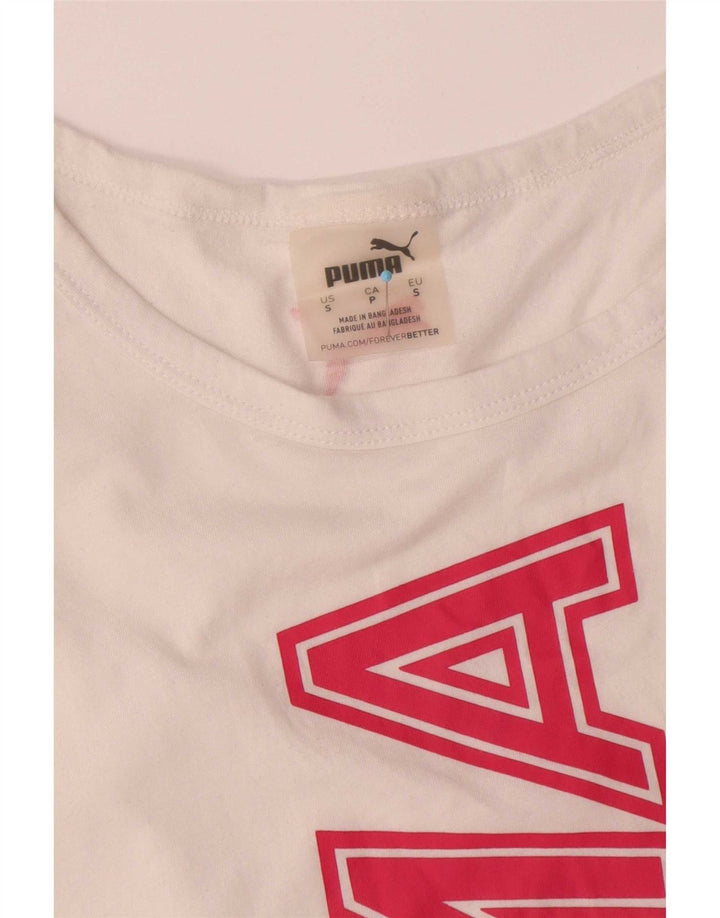 Puma Γυναικείο Γραφικό Γιλέκο UK 10 Μικρό Βαμβακερό