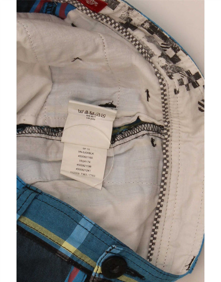 Vans Ανδρικό σορτς Cargo Small W28 Μπλε βαμβακερό καρό
