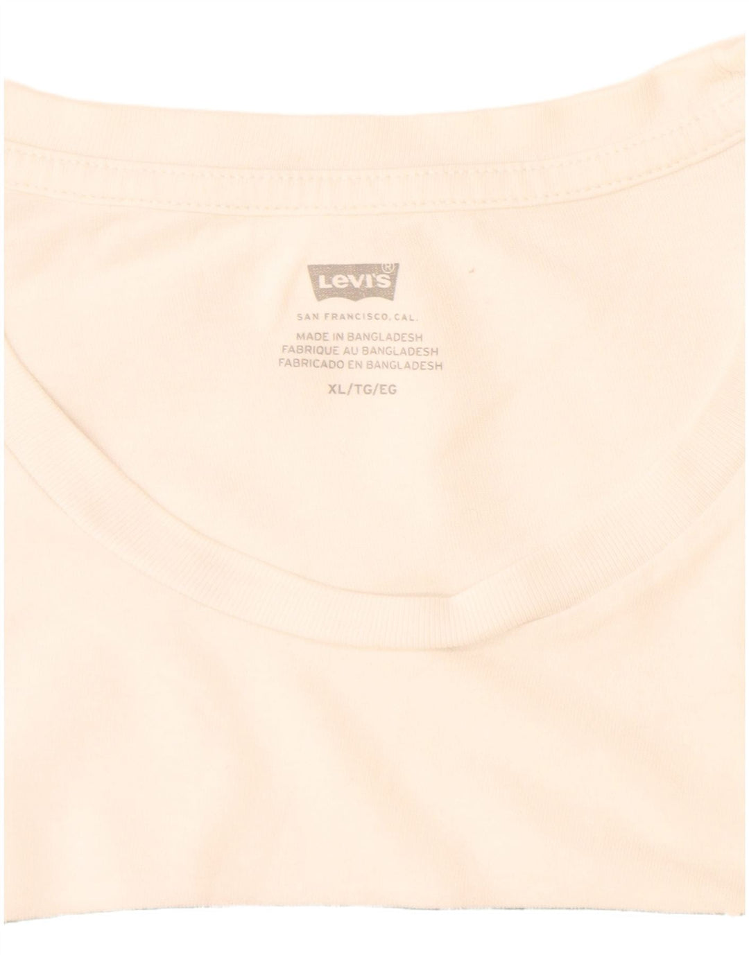 Ανδρικό γραφικό T-Shirt Levi's Top XL Λευκό βαμβακερό