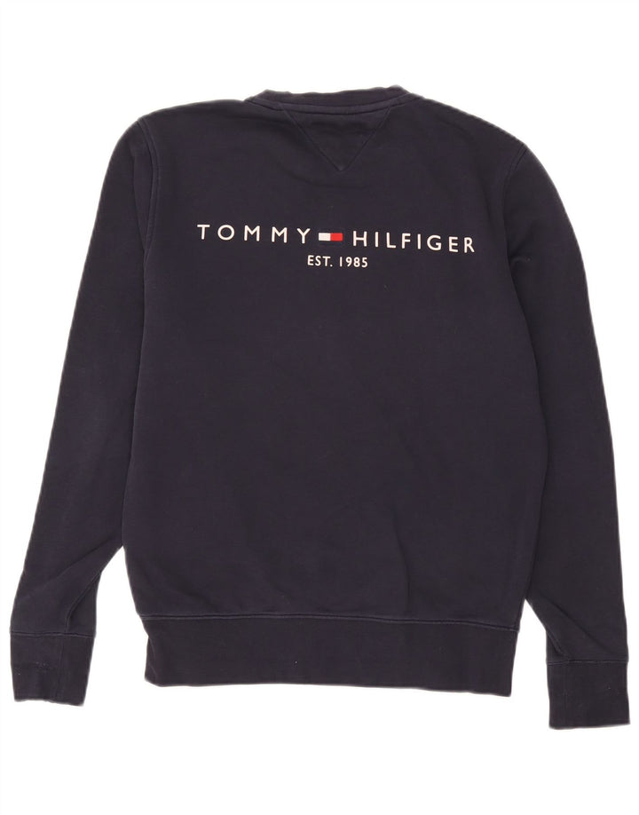 Ανδρικό φούτερ Tommy Hilfiger Jumper Μεσαίο μπλε βαμβακερό