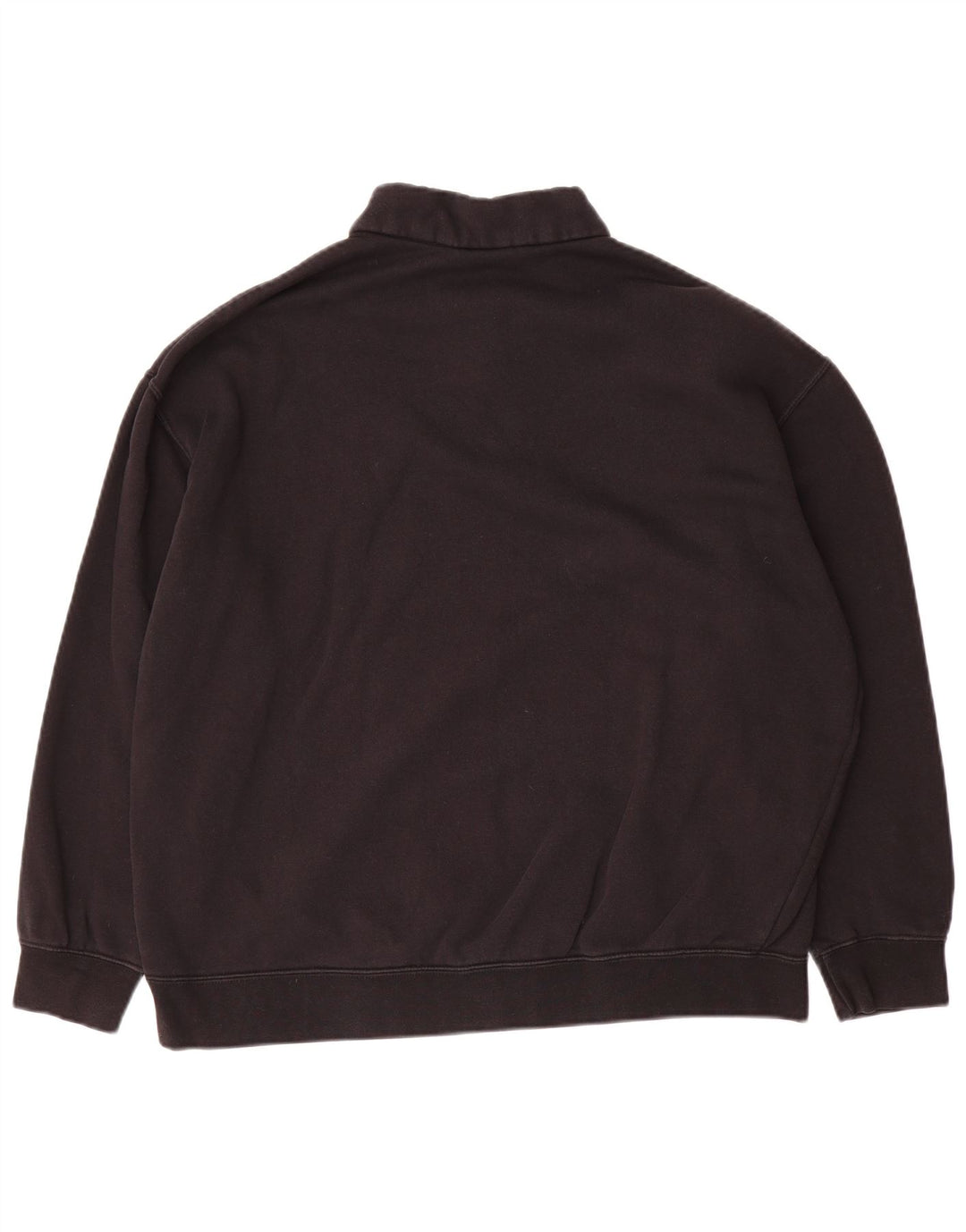 Ανδρικό φούτερ NIKE με φερμουάρ με λαιμόκοψη, μικρό μαύρο βαμβακερό