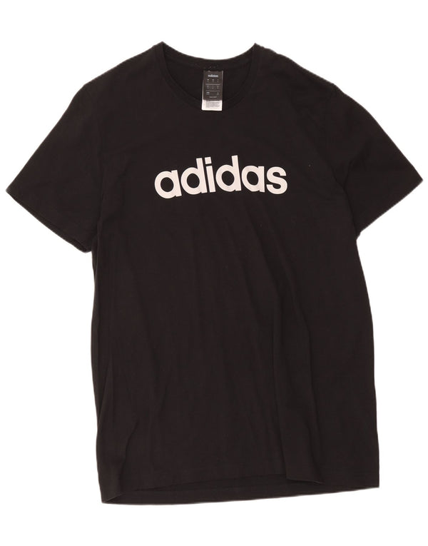 Adidas Ανδρικό ψηλό γραφικό T-Shirt Top XL Μαύρο βαμβακερό