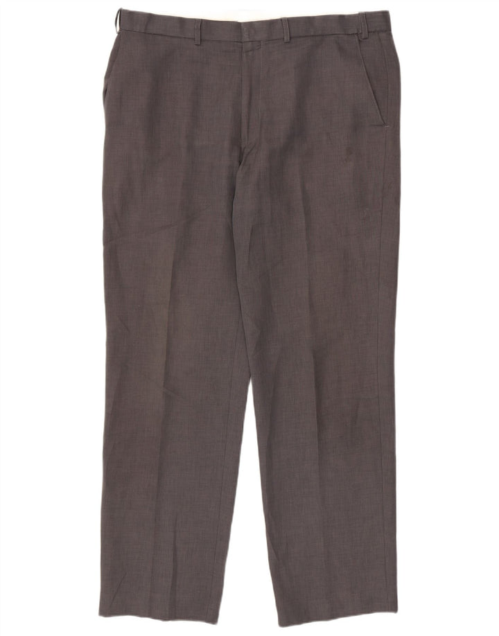 Marks & Spencer Ανδρικό ίσιο παντελόνι Chino W38 L33 Grey Polyester