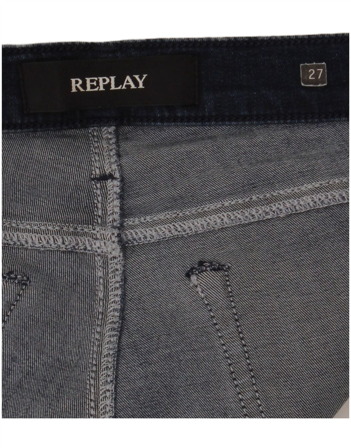 Replay Γυναικείο Slim Jeans W27 L28 Navy Blue