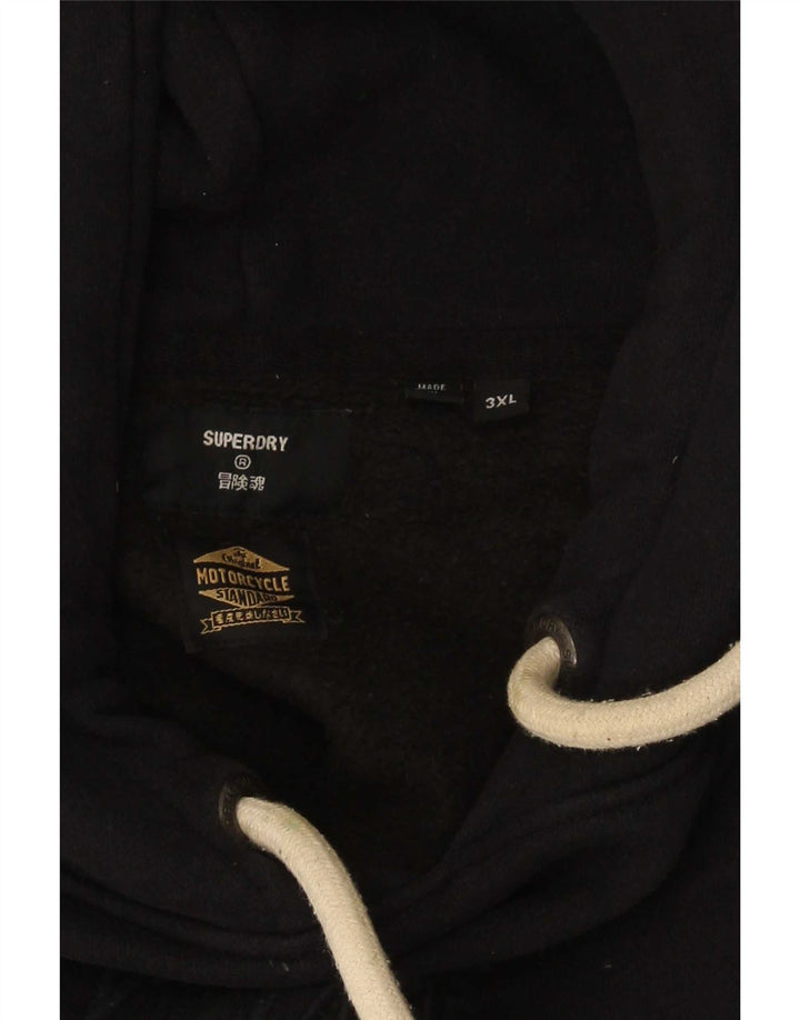 Superdry Ανδρικό γραφικό με κουκούλα Jumper 3XL Μαύρο