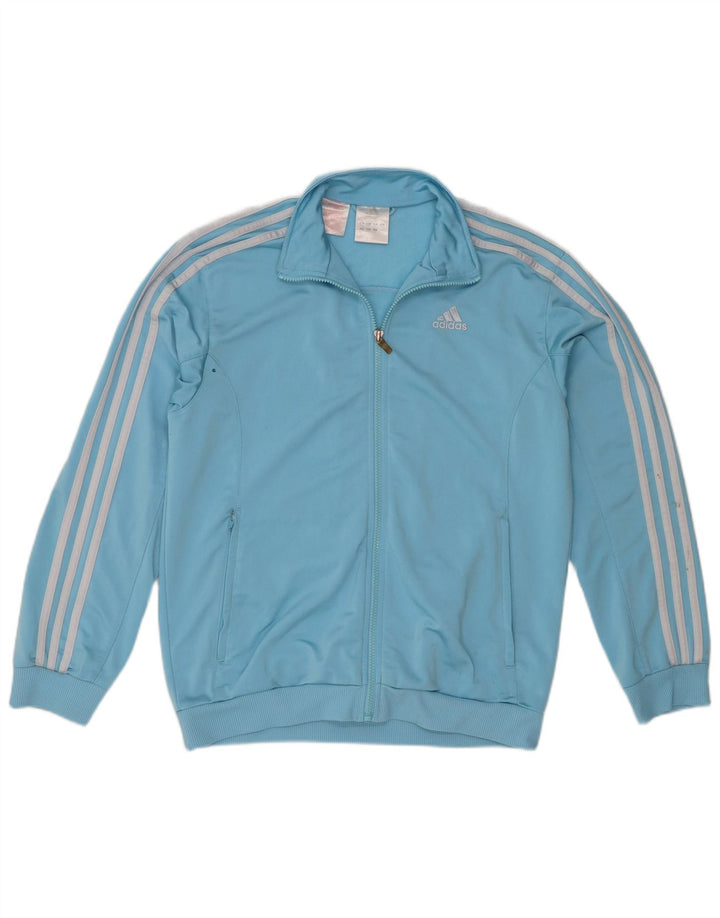 Τοπ μπουφάν Adidas Boys Tracksuit 13-14 Years Blue Polyester