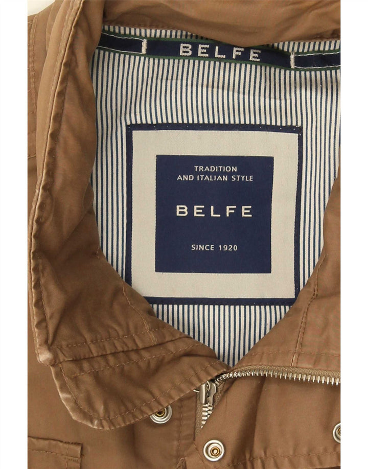 Belfe Ανδρικό Utility Jacket UK 42 XL Beige Cotton