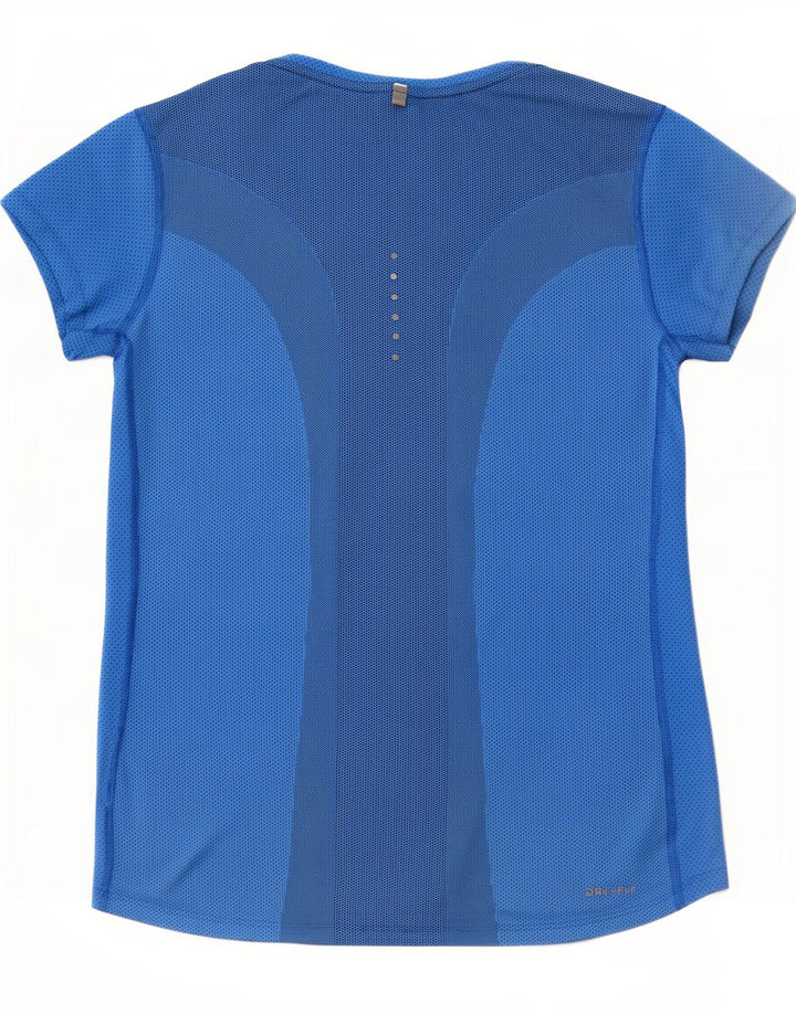 Γυναικείο T-shirt Nike Dri Fit Top UK 12 Medium Blue Polyester