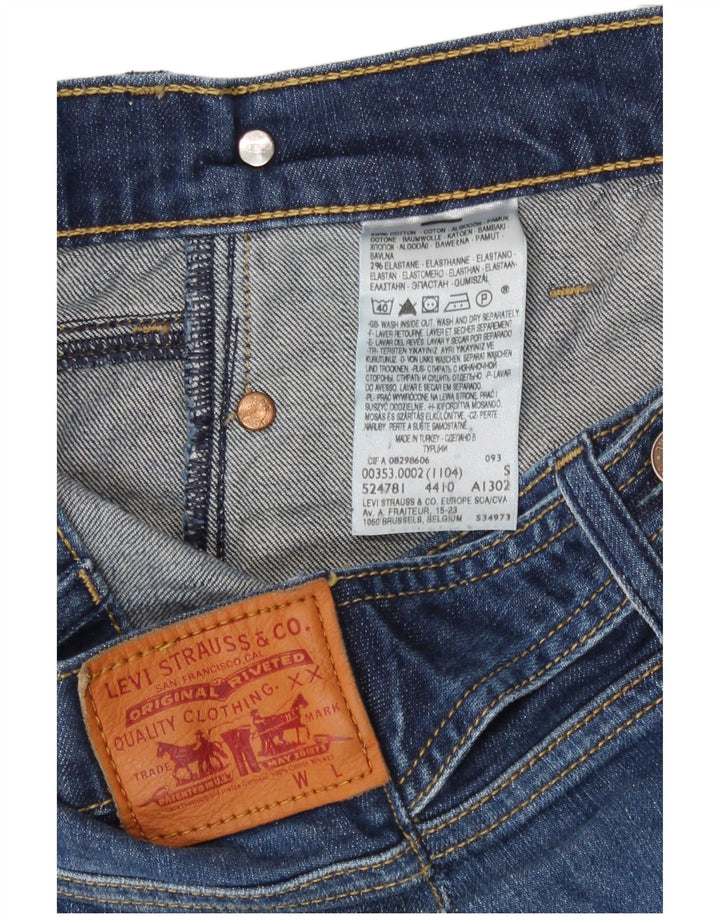 Γυναικείο τζιν σορτς Levi's W30 μεσαίο μπλε βαμβακερό