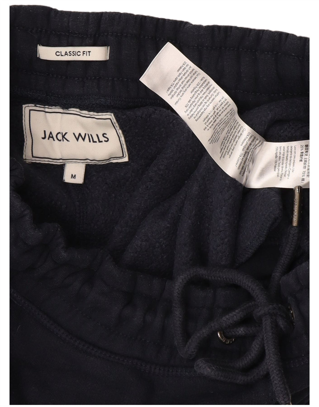 Jack Wills Ανδρική φόρμα αθλητικής φόρμας γραφικά Joggers Medium Navy Blue