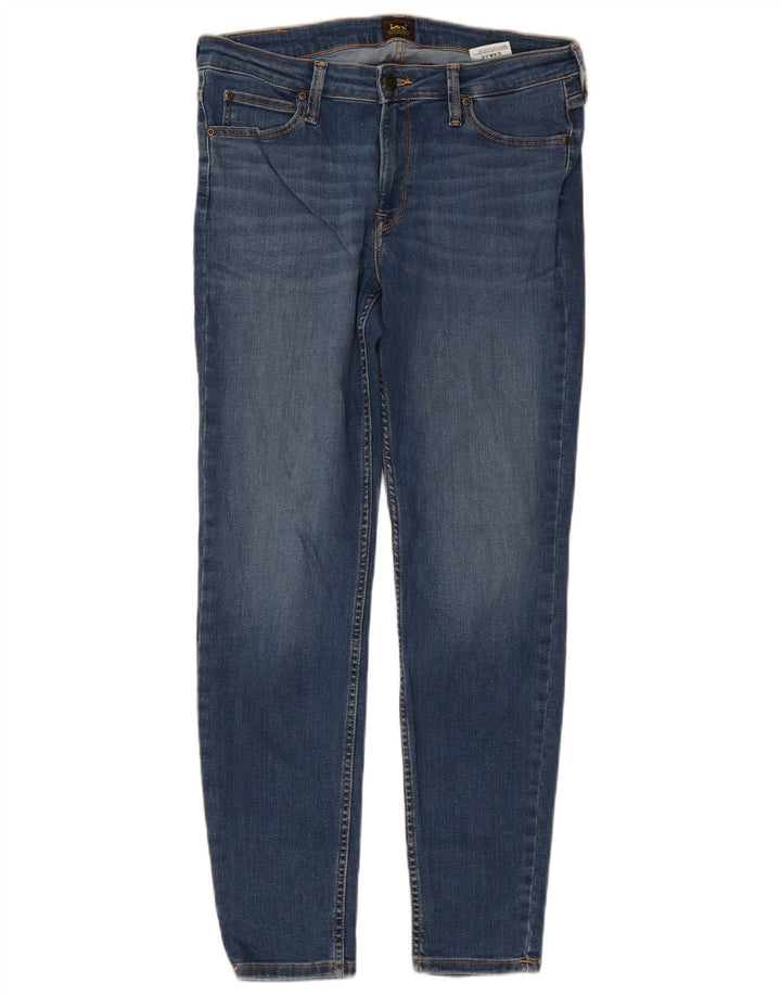 Lee Womens Scarlett Slim Jeans W31 L31 Blue Cotton