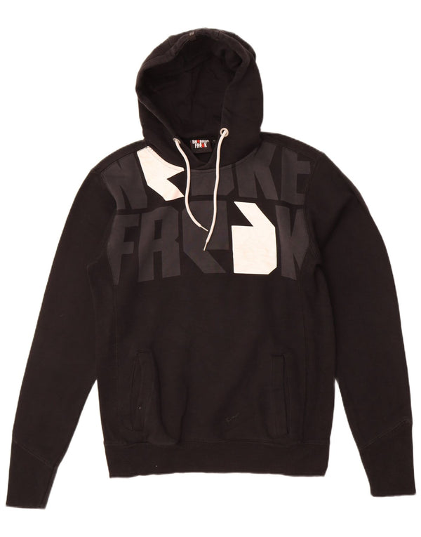 Sneaker Freak Mens Graphic Hoodie Jumper Small Black