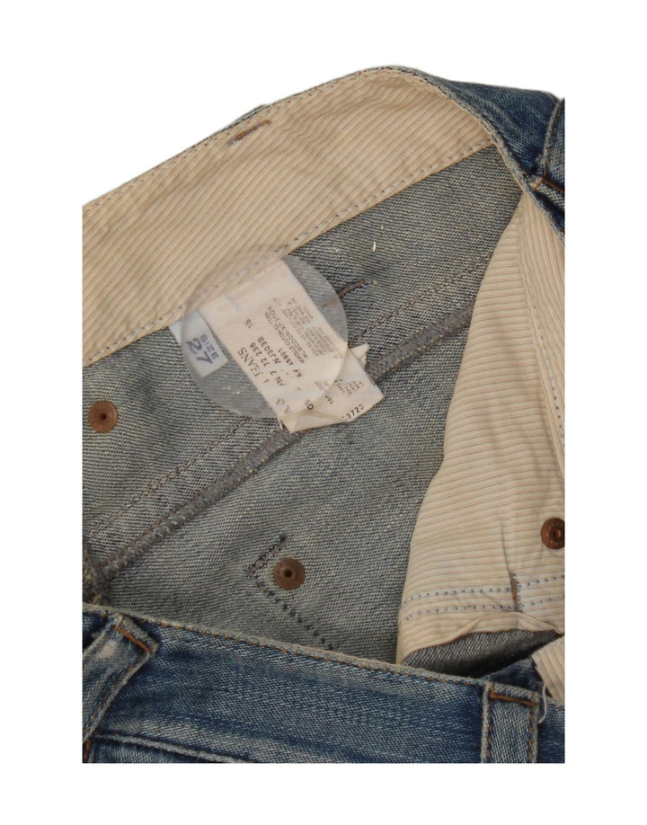 Armani Γυναικείο ίσιο τζιν W27 L31 Μπλε βαμβακερό