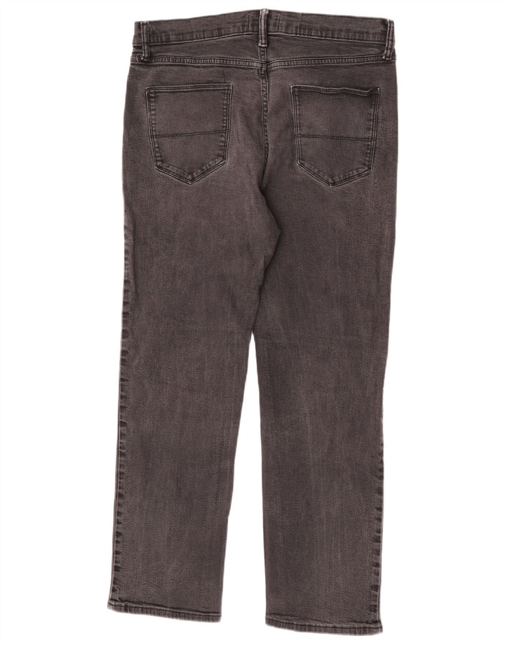 Ανδρικό τζιν ίσιο Marks & Spencer W36 L31 Γκρι βαμβακερό