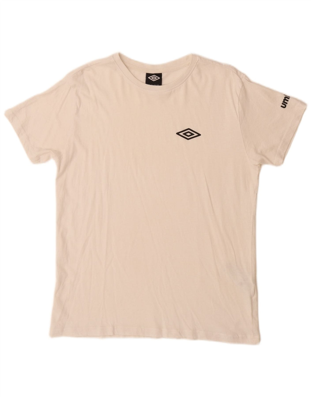 Ανδρικό T-Shirt UMBRO Top μεγάλο λευκό βαμβακερό