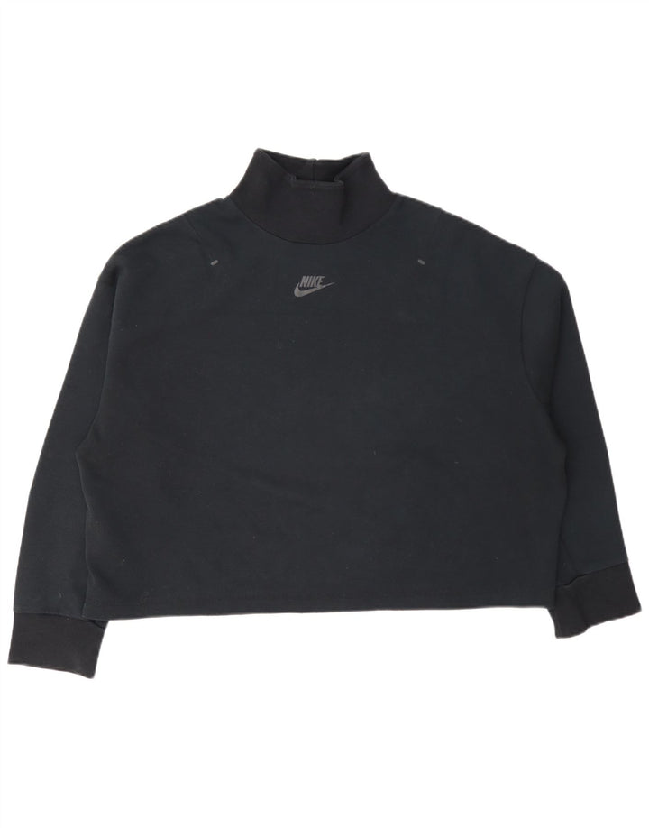 Γυναικεία φούτερ Nike Crop Jumper UK 10 Small Navy Blue