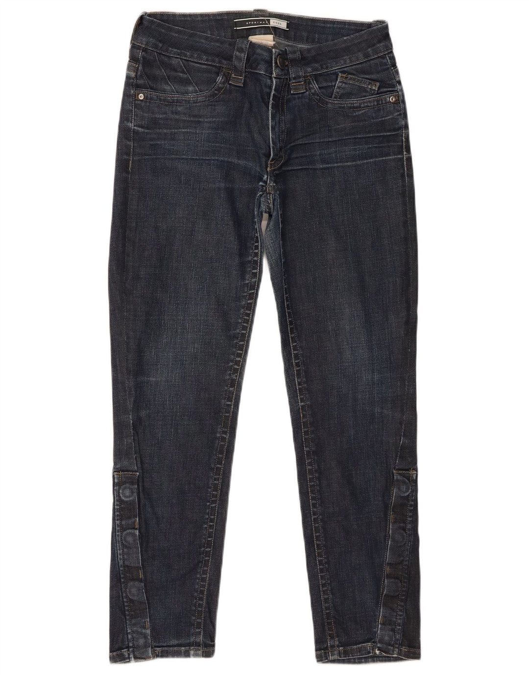 Sportmax Γυναικείο Slim Jeans W28 L26 Μπλε βαμβακερό