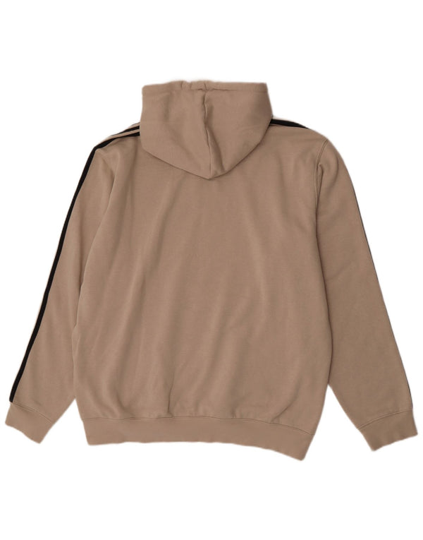Adidas Ανδρικό Hoodie Jumper XL Μπεζ βαμβακερό