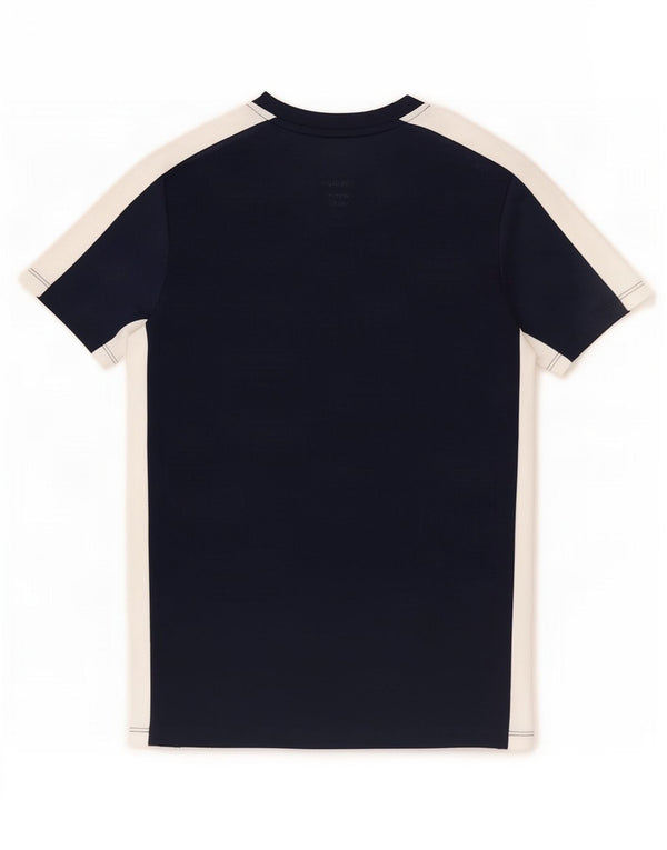 Μπλουζάκι Nike Boys Dri Fit Top 10-11 ετών Medium Navy Blue Colorblock