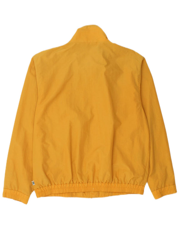 Slam Mens Bomber Jacket UK 36 Small Yellow Nylon
