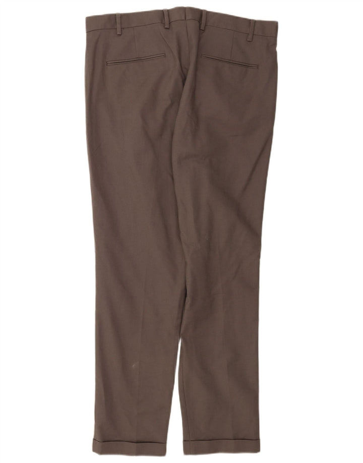 Marks & Spencer Ανδρικό Slim Suit Παντελόνι W36 L31 Γκρι βαμβακερό